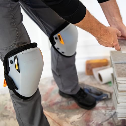 ToughBuilt - GelFit Non-Marring Knee Pads, EVA Foam Cushion, TBL-KP-G203-R | Non-Marring Shell, Gel Cushioning, EVA Foam Padding, Adjustable Straps, Floor-Safe Protection - size: GelFit Non-Marring