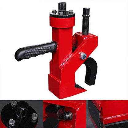 Universal Manual Pneumatic Tire Changer Tool Tyre Bead Breaker Removal Machine Tire Removal Leverage Tool Garage Workspace Metal Tool Helper for Car Motorcycle Truck Tractor ATV (Red