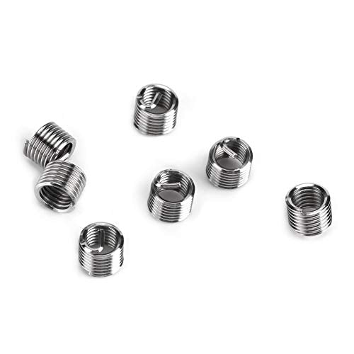 35 Pcs Thread Repair Kit, Stainless M6 x 1mm Thread Repair Insert Kit Compatible Hand Tool Set for Auto Repairing - size: M6 x1mm, style: Metric