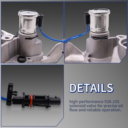 Engine Oil Pump 926-235 Solenoid Valve for Chrysler 300C Dodge Avenger Challenger Charger Durango Journey Jeep Cherokee Wrangler Fiat Fremont Lancia Thema Voyager replace OE #68252680AA/68252670AA