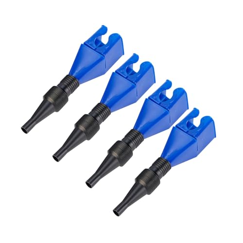 Funnels for Automotive Use,Flexible Draining Tool Snap Funnel,Retractable Automotive Fuel Funnel,Oil Snap for Cars and Motorcycles - color: blue-1