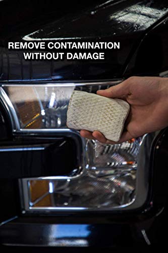 Adam's Polishes Visco Clay Bar Jar - Cleanses Surface Without Causing Damage - Safe for Even The Most Delicate Clear Coat - Use on Paint, Glass, Wheels, and More - Includes GeoImpression Tool
