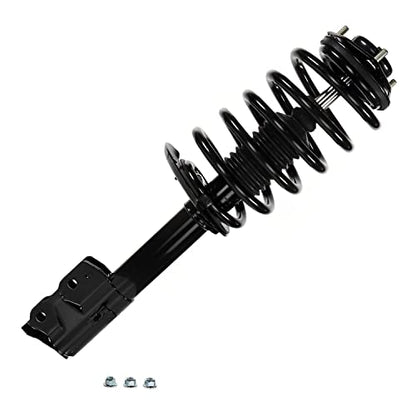 Detroit Axle - 4pc Front and Rear Struts Kit for Jeep 12-16 Compass Patriot | 4 Front and Rear Struts & Coil Spring Suspension Quick Install Ready Struts Shocks Assembly 2013 2014 2015 Replacement - size: 4Q47439/ 4 Struts