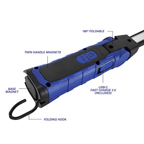 Astro Tool 52SLC 500x2 Lumen Folding Double-Sided LED Slim Light W/Wireless Charging Pad