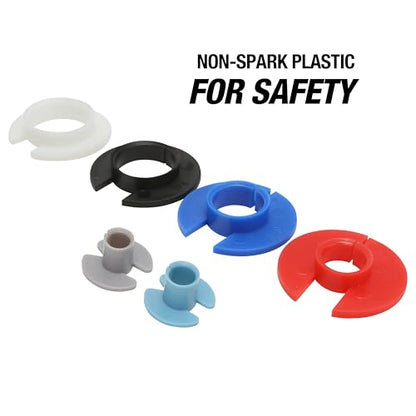 OEMTOOLS 25052 Air Conditioning/Fuel Line Disconnect Tool Set, 6 Pieces, Multicolor Plastic Gas and AC Line Removal Tool Kit for Quick Disconnect - style: AC/Fuel Line Sizes (5/16"–7/8")