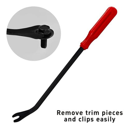 2PCS 31CM/12” Plastic Fastener Remover Clip Removal Tool, Car Trim Removal Tool, Fastener Remover Pliers for Automotive Door Panels, Window Trim, Upholstery, Dashboard, Emblems - size: 12”
