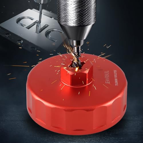 EVRBUL Aluminum Oil Filter Wrench Cap Tool Remover 73.3 mm 15 Flutes Oil Filter Cap Wrench Removal Tool Compatible with Chevy Toyota GM PF46 PF47 PF48 PF48e PF63