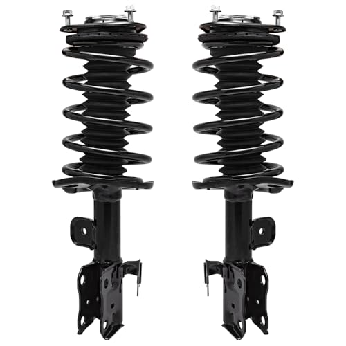 Detroit Axle - Struts Shocks Kit for Toyota 2010-2015 Prius | Front Struts w/Coil Spring Sway Bar End Links Rear Shock Absorbers 2011 2012 2013 2014 Replacement Suspension - size: 6AQS47265/Shock Kit