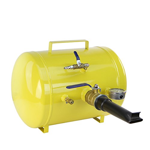 XtremepowerUS 5 Gallon Bead Seater Air Tire Seating Blaster Inflator ATV, RV, Tractor, Vehicles, Jeep, Pickup, Car, Van, Truck 145PSI 5-Gallons Capacity Heavy Duty Pressure Air Cannon - color: Yellow