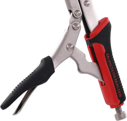 Monster&Master Long Reach Pliers Set, 15 Inch Extra Long Needle Nose Plier Set Includes, 90 degree corner, 45°Bent Nose Pliers, Plier Tool Set for Narrow Spaces, 2Pcs