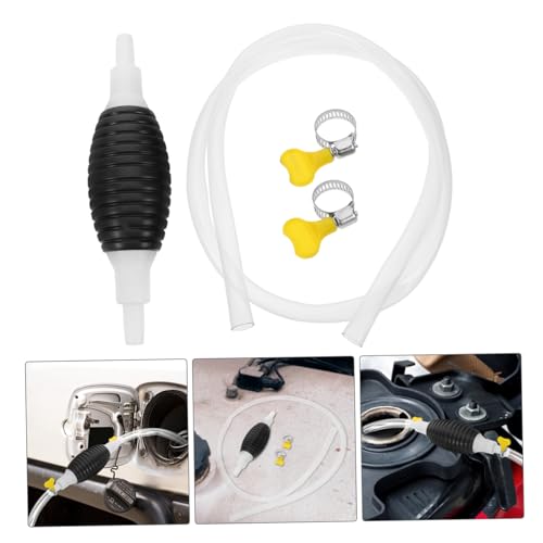 1Set Siphon Pump Hand Fuel Hose Portable Liquid Transfer Pump for Complete Kit for Automotive Household Use Durable Easy Manual Operation