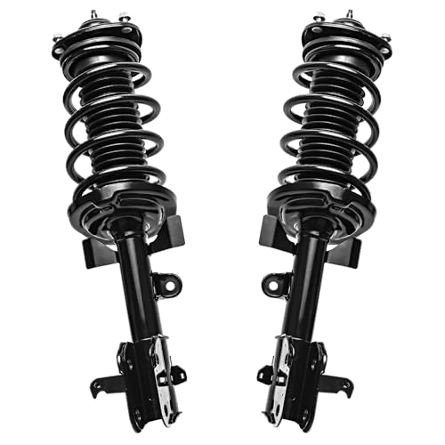Detroit Axle - FWD Struts Shock Absorbers for 2013-2017 Honda Odyssey, 2 Front Struts w/Coil Spring 2 Rear Shocks Absorbers Suspension Kit 2014 2015 2016 Replacement - size: 4A47219/Shock Kit