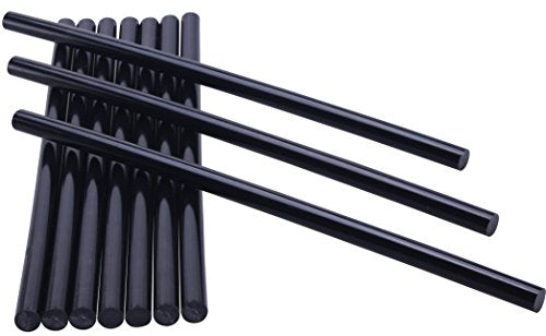 GLISTON Paintless Dent Repair Glue Sticks Hot Glue Sticks Paintless Dent Repair Tool for Car Repair Dent Remover Tool Set - 10 PCS Black - color: black