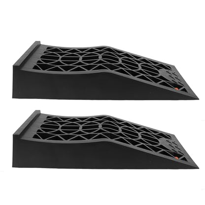 Car Ramps - Low Profile Car Service Ramp - 2.44in Lift Heavy Duty Tire Ramps for Vehicle Maintenance and Safe Lifting - Durable, Stable, and Portable for Home and Professional Use