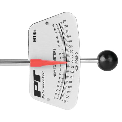 Performance Tool M195 1/4-Inch Drive Torque Beam Wrench - 0-80 inch/lbs | Ball Handle | Accurate Torque Measurement - style: 1/4" Dr. Beam Style (0-80 in/lbs)