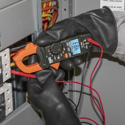 Klein Tools CL220 Digital Clamp Meter, Auto-Ranging 400 Amp AC, AC/DC Voltage, TRMS, Resistance, Continuity, NCVT Detection, and Temp - size: Clamp Meter