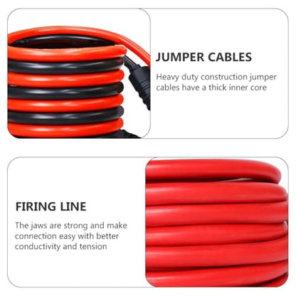 Luxshiny Heavy Duty 1000a Car Battery Jumper Cable with Full Clamp 3.8m Pure Copper Emergency Booster Wire for Suv and Truck Roadside Assistance