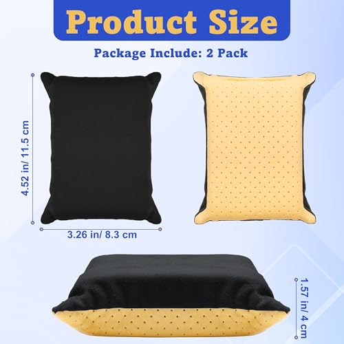 2PCS Window Defogger Sponge, Absorbent Window Glass Defogger Car Windshield Cleaner for Auto Cleaning (Yellow+Black)