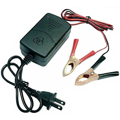 12V Sealed Lead Acid (SLA) Battery Charger 1000mA, Battery Charger Maintainer 12v Trickle Charger for Boats Motorcycles ATVs Riding Mowers & Car Truck SUV RV
