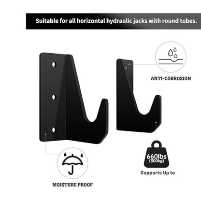 Car Hydraulic Trolley Floor Jack Stand Rack Wall Mount Holder | Wall Organizer Storage Rack Mount Brackets Jack Stands Tower Trailer Accessories Tool