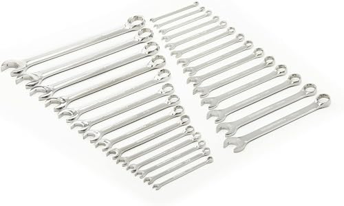 GEARWRENCH 28 Piece Combination Wrench Set | 6 Point | SAE & Metric | 81923 - size: SAE/Metric