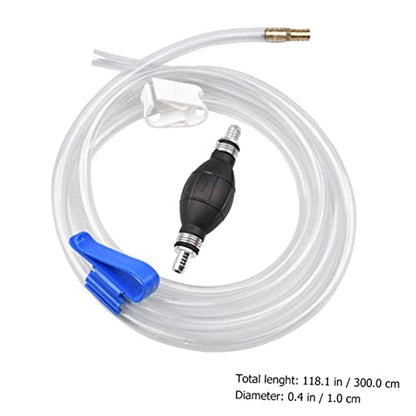 Cabilock 1 Set Manual Suction Water Pump Hose Kit Practical Home Siphon for Oil Water Transfer Durable Flexible Design Easy to Install for Home and Automotive Use Reliable Performance