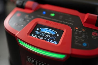 OPTIMA D1200+ 12 Volt Performance Battery Charger and Maintainer for 12v Starting Batteries Including OPTIMA HYPERCORE Lithium®, AGM and Flooded Batteries - style: Optima Digital 1200+
