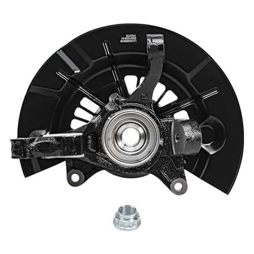 Detroit Axle - Front Steering Knuckles w/Hubs Outer Tie Rod End Links Replacement for 2012-2017 Toyota Camry L LE XLE 2.5L - size: 4SU48654/Kit
