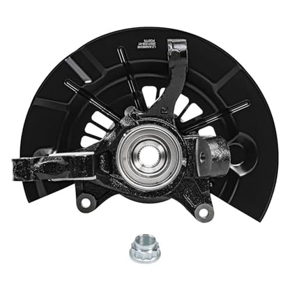 Detroit Axle - Front Steering Knuckles w/Hubs Outer Tie Rod End Links Replacement for 2012-2017 Toyota Camry L LE XLE 2.5L - size: 4SU48654/Kit
