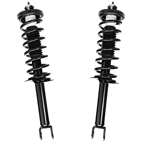 Detroit Axle - 4pc Rear Struts & Sway Bar Links for 2008-2012 Honda Accord | Rear Struts & Coil Spring Sway Bar End Links 2008 2009 2010 2011 2012 Replacement Suspension Kit - size: 4QS50156/ sway kit
