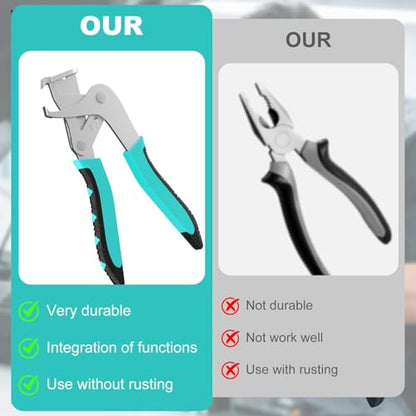 Car Clip Pliers and Disassembly Tools, Efficient Multi-functional Automotive Snap Plier, Easy to Remove Fasteners, Clips, Buckles, and Rivets, Open The Panels Effortlessly (1pc) (blue) - color: Blue