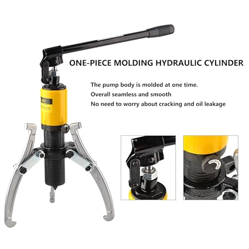 Bearing puller,10T/22000lb Hydraulic Gear Puller Kit, Wheel Bearing Puller Separator, 2 or 3 Jaw Puller, Vertical and Horizontal Wheel Puller for Sprockets, Rotors, Axles, Wheel Bearings(5T/11000LB) - size: 5T/11000LB