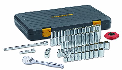 GEARWRENCH 51 Pc. 1/4 Inch Drive 6 Pt. 120XP Mechanics Tool Set, Standard & Deep, SAE/Metric - 80300P - size: 1/4"