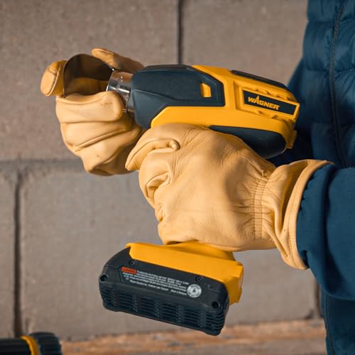 Wagner SprayTech 2426866 FURNO 550 18V – Includes 1 Battery and Charger Heat Gun, Yellow - size: FURNO 550 Cordless (1 Battery)