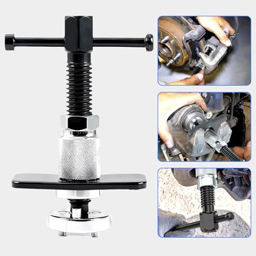 Car Brake Caliper Tool, Brake Caliper Piston Rewind Tools, Heavy-Duty Brake Suitable for Cars and Trucks, Compress Internal Brake Pads and Reset Pistons