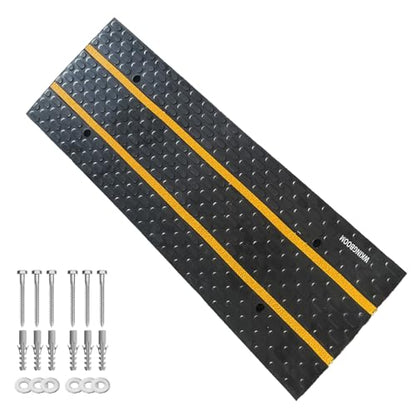 Rubber Driveway Ramps, Heavy Duty 66139lbs Weight Capacity Low Profile Car Ramps, Threshold Ramp for Loading Dock, Garage, Sidewalk, Truck, Scooter, Bike, Motorcycle & Wheelchair