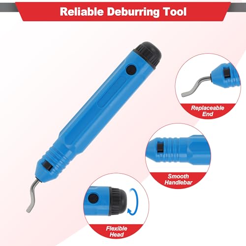 Brake Line Flaring Tool Kit Double & Single Flaring Tool 7 Adapters, Tubing Cutter for Copper/Aluminum/Brass Brake Line Tubing 45 Degrees 3/16" 1/4" 5/16" 3/8" 7/16" 1/2" 5/8"
