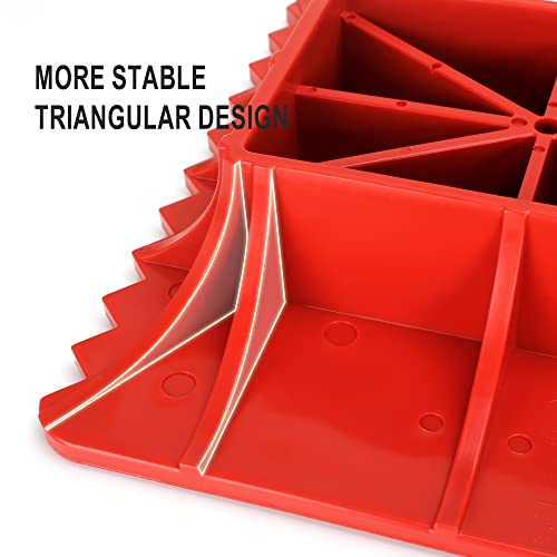 Seven Sparta Off-Road Base Stand Compatible with Hi Lift Jack PP Pad to Alleviate Jack Hoisting Sinkage - style: Red Base