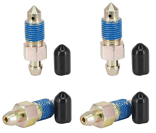 4-Piece Speed Bleeder Kit with Dust Caps - M10x1.0-35.4mm, H9410-4, 107392, 639560 - size: M10x1.0 - 35.4mm (4 PCS)