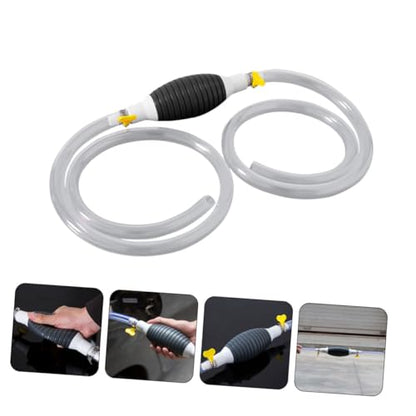 PRETYZOOM Siphon Pump for Transfer Manual Gas Extractor Hose Design for Cars Trucks and Water Extraction Easy to Use Siphon Kit