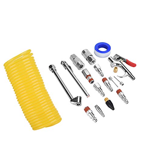 Air Compressor Accessories Kit, 20PCS Air Horse Fitting Pneumatic Accessory Kit Compressor Tool