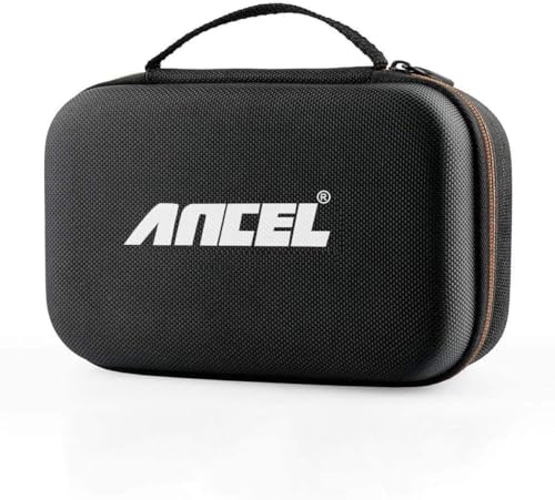 ANCEL Large Protective Case for OBD2 Scanner and Code Reader, Diagnostic Scan Tool Battery Tester, Storage Box (L) Compatible with ANCEL Products - color: Dark Gray