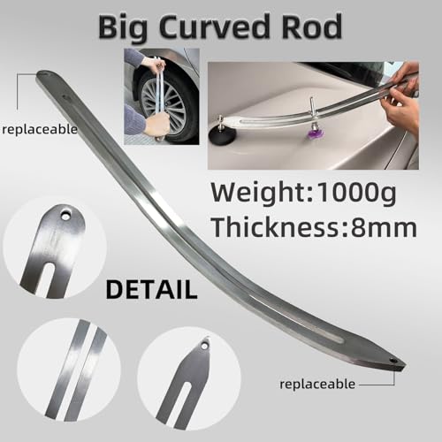 M16 Big Size Slide Puller,190 PCS Paintless Dent Removal tools Kit,Auto Body Hail Removal Tool, Bodywork Dings Dent Puller Remover kit,A Complete Car Dent Repair Tools Set for Professional Auto Repair - size: 190PCS