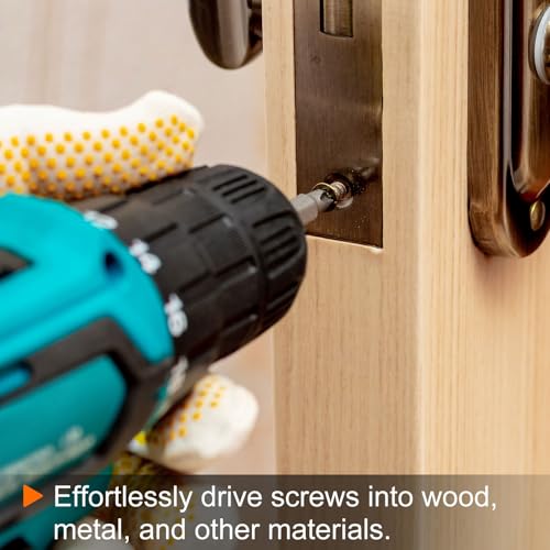 HARFINGTON 5pcs #1 Phillips Screwdriver Bit PH1 1/4" Hex Shank 3" (75mm) Long Magnetic S2 Steel Industrial Grade Screw Driver Bit Cross Head Electric Drill Bits 0.177" (4.5mm) Rod - size: PH1 x 75mm x 4.5mm