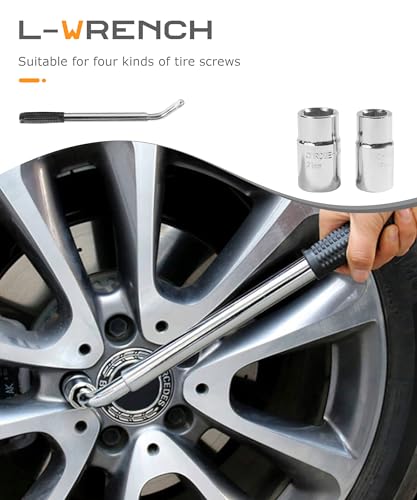 SCUARI Car Jack,Car Jack and Stand Kit,2 Ton Scissor Jacks,Cars Accessories Auto Emergency Kit with Lug Wrench,Jacks for Cars,Lug Wrench Tire Changing Kit,Portable Tire Changing Kits for SUV