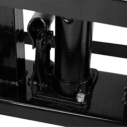TYFYB 2 Pack Black 10000lbs Capacity Low Profile Car Lift Service Ramps Truck Trailer Garage Automotive Hydraulic Lift Repair Frame Lift Height Hydraulic Vehicle Ramps, CY0665