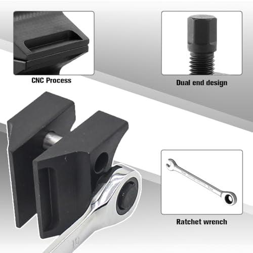 Car Suspension Strut Split Spreader Tool, Heavy-Duty Dual-End Strut Hub Steering Knuckle Spreader with Socket Tool, Auto Suspension Split Lower Ball Joint Separator, Fits Most Vehicle