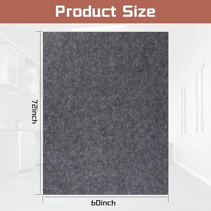 Garage Floor Mats Oil Spill Mat, Premium Absorbent Oil Pad, Waterproof Mats, Reusable, Washable, Protect Garage Floor Surface from Spill & Stain (60" x 72") - size: 5' x 6' (Rectangular)