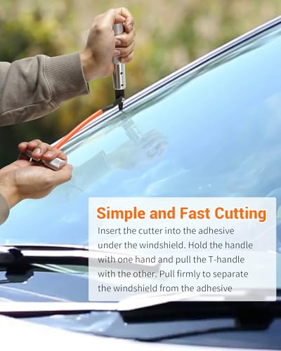 Windshield Removal Tool, Windshield Stripper Knife Used to Separate The Glass from The Adhesive When Replacing A Car Windshield - color: Cutter knife