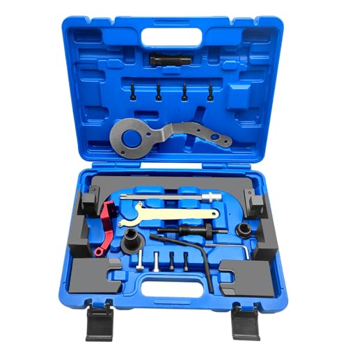 ZKTOOL Engine Camshaft Alignment Timing Tool Set Fit for BMW Mini B38 A15 A12 B48 A20 B58,Camshaft Locking Timing Tool kit，with Crankshaft Timing Positioning Tool, with Crankshaft Pulley Tool